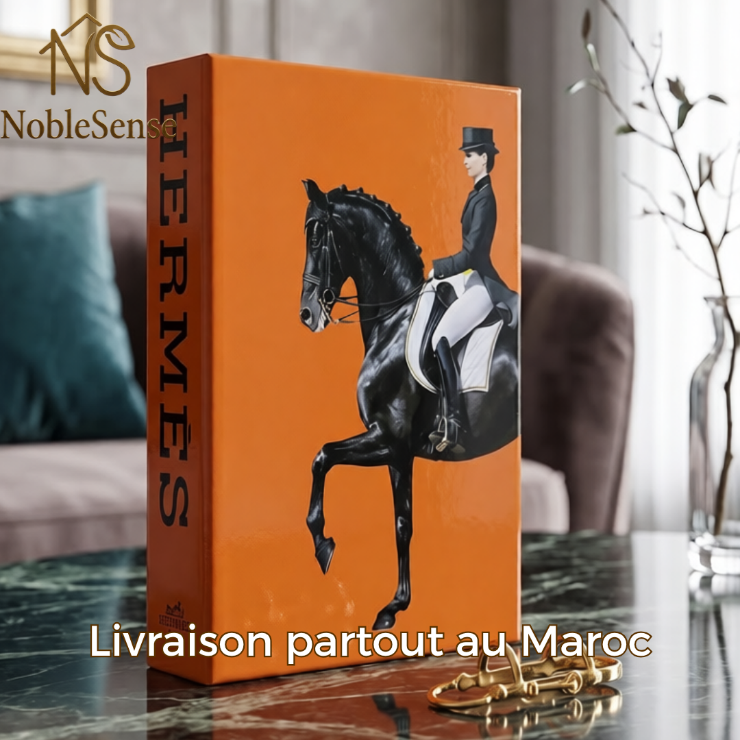 Livre Décoratif Hermès Paris Orange