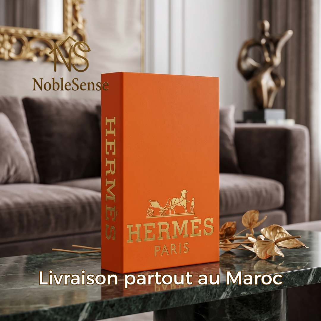Livre Décoratif Hermès Paris Orange