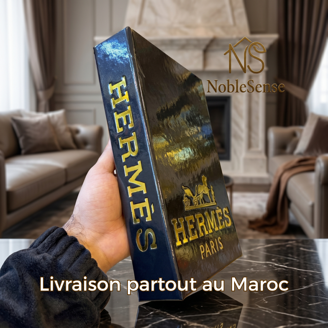 Livre Décoratif Hermès Paris Navy