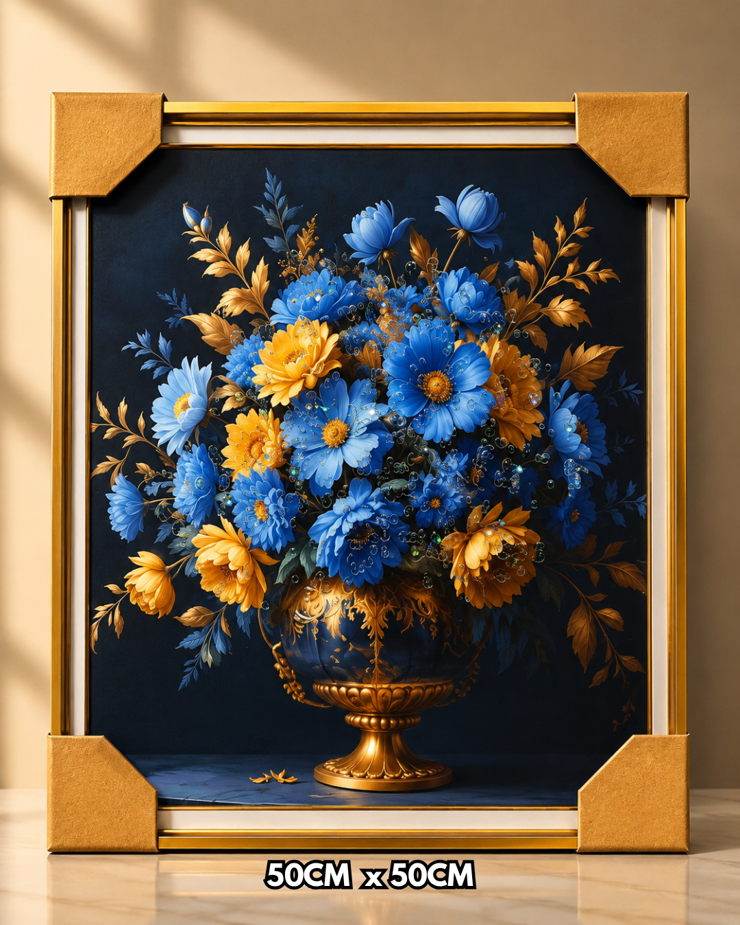 Bouquet Bleu Doré