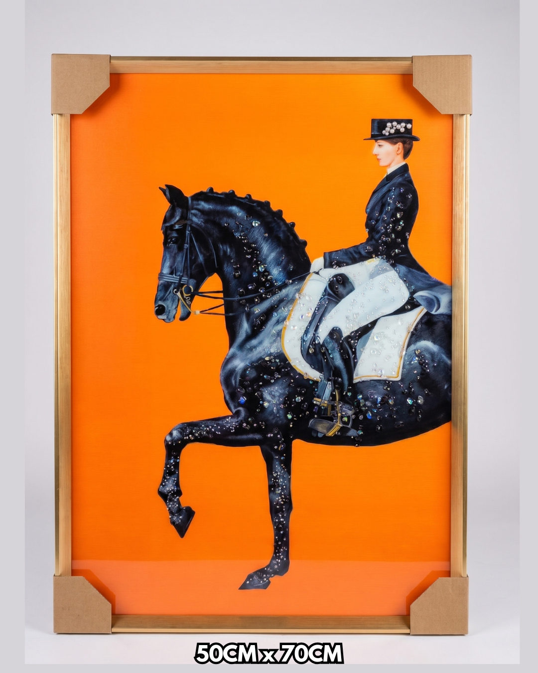 Cavalière au Cheval Noir