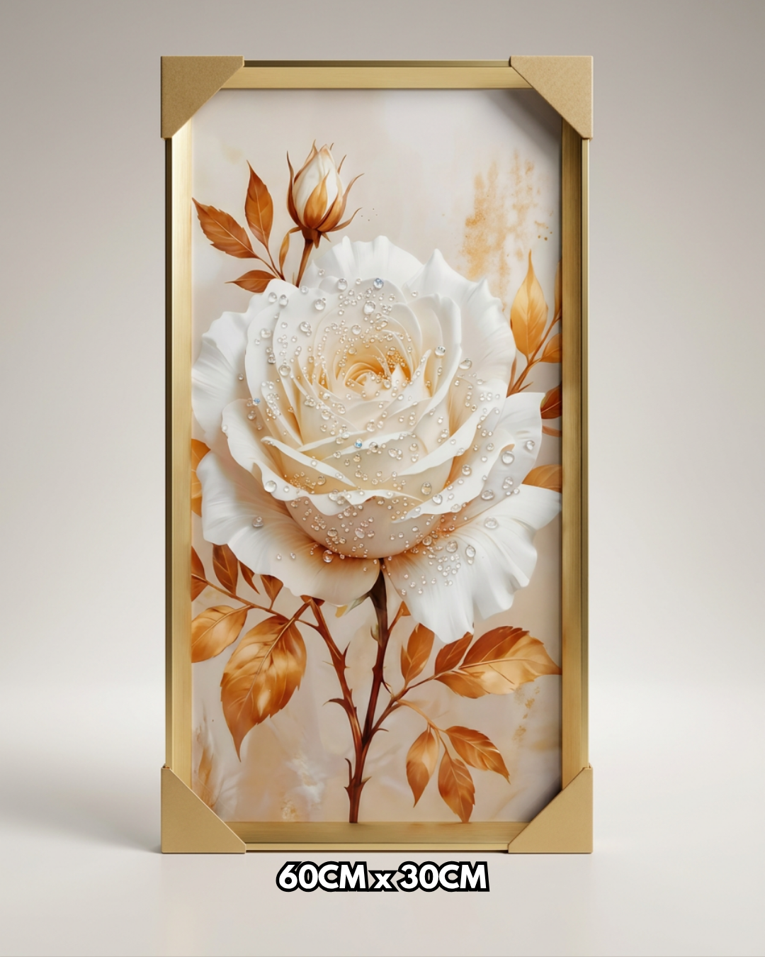 Rose Blanche Dorée