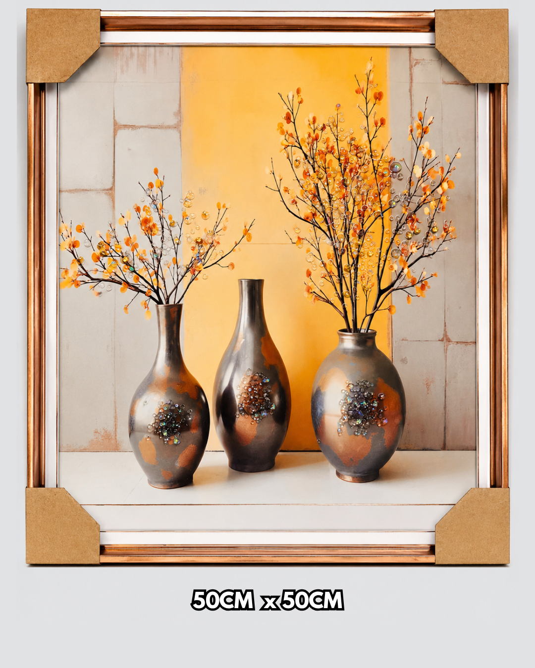 Vases et Branches Automnales